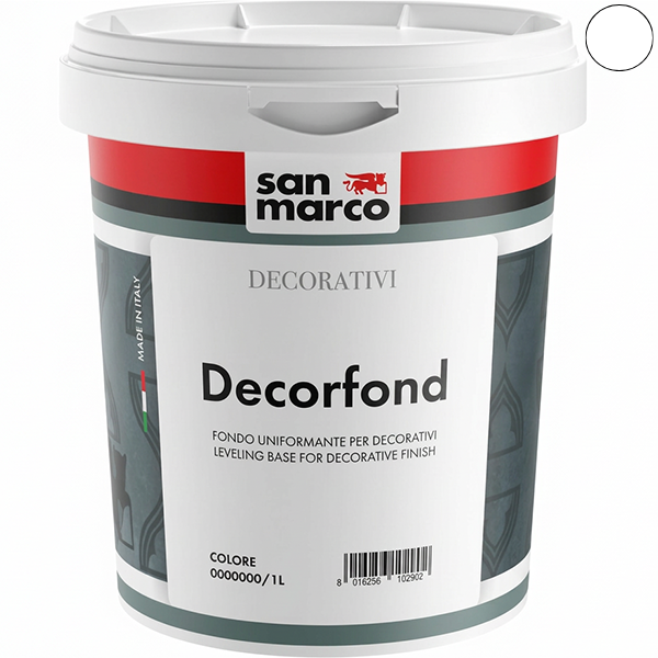 SAN Marco Decorfond Bianco Fondo Uniformante per Decorativi - SAN MARCO